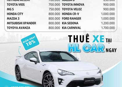 Thuê xe tự lái quận 4 giá rẻ