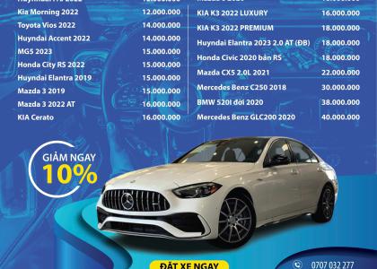 Thuê xe đi chơi lễ 30/4