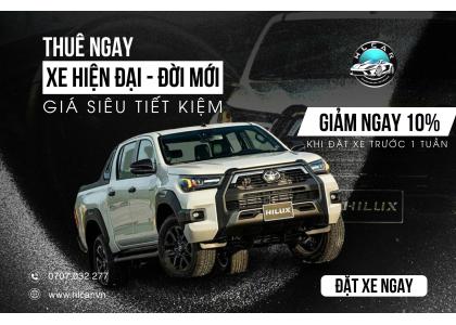 Giá Thuê Xe Tự Lái Theo Tháng Tại TP.HCM