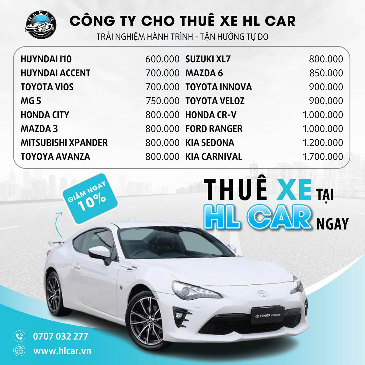 Thuê xe tự lái quận 4
