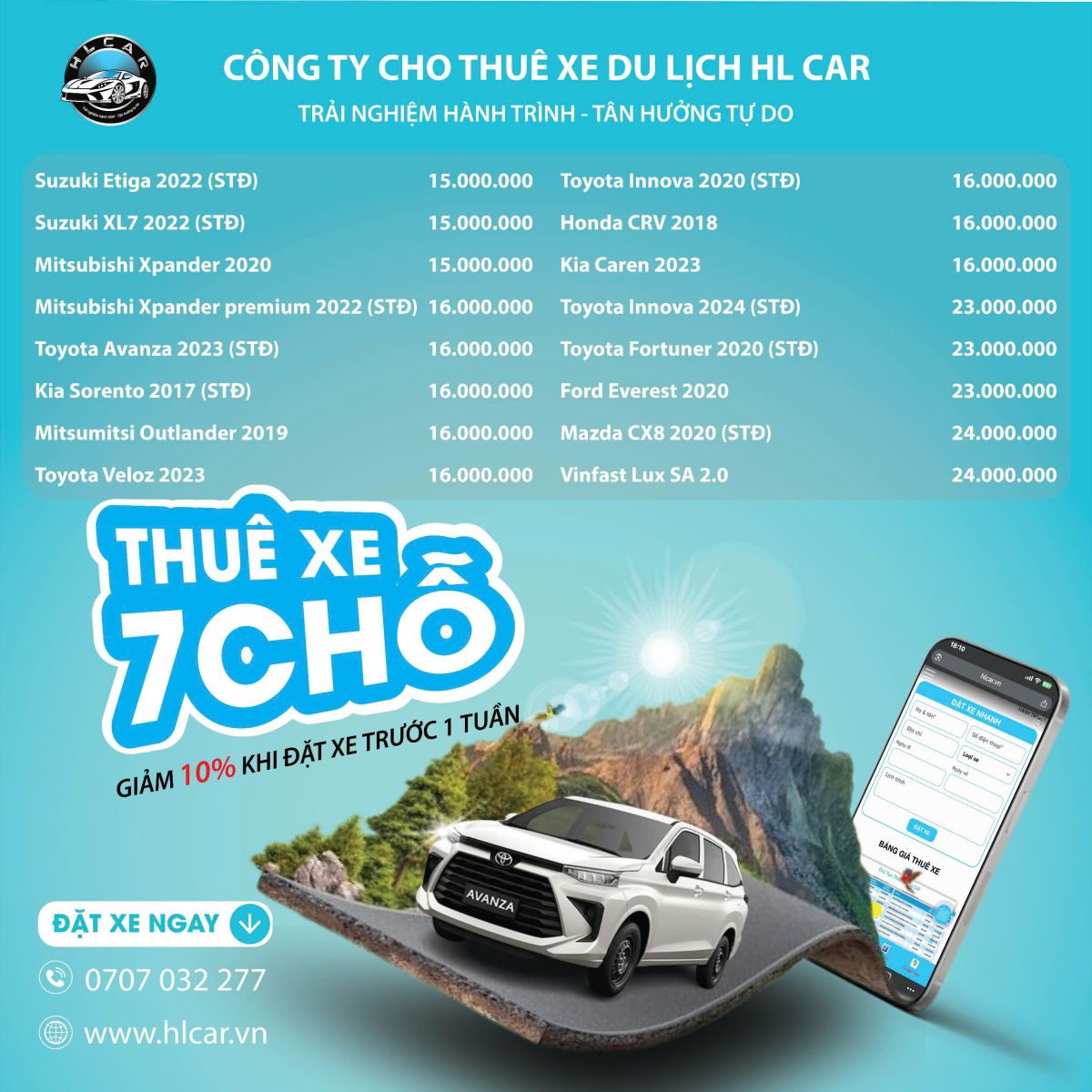 Thuê xe tự lái đi chơi lễ 30/4-1/5