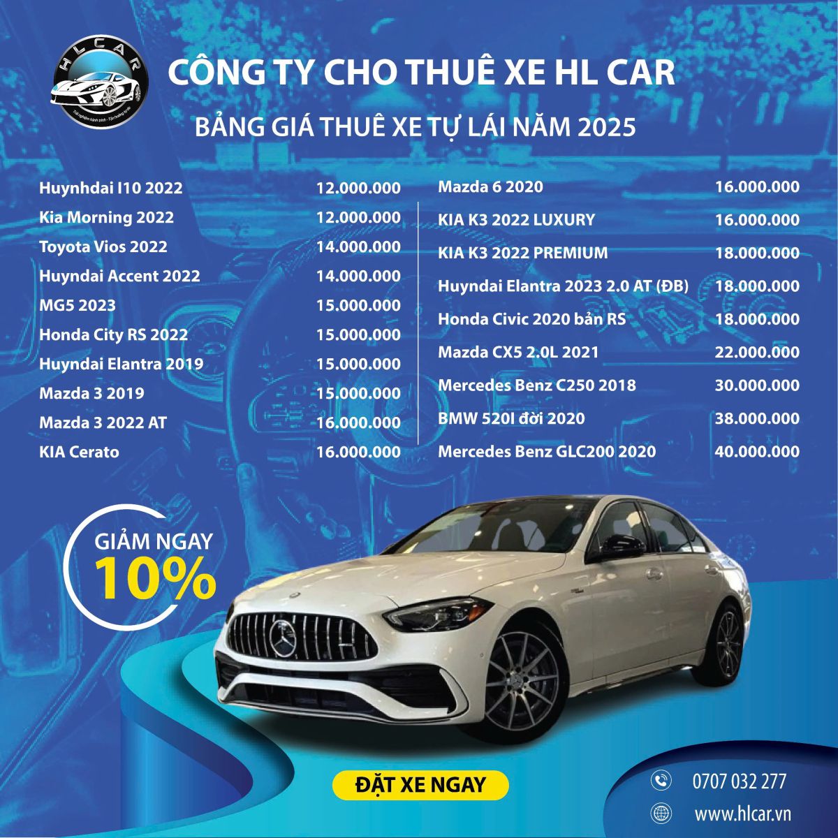 Thuê xe đi chơi lễ 30/4