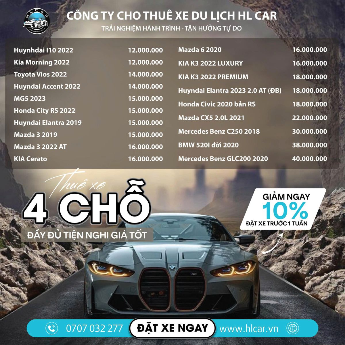 Thuê xe tự lái