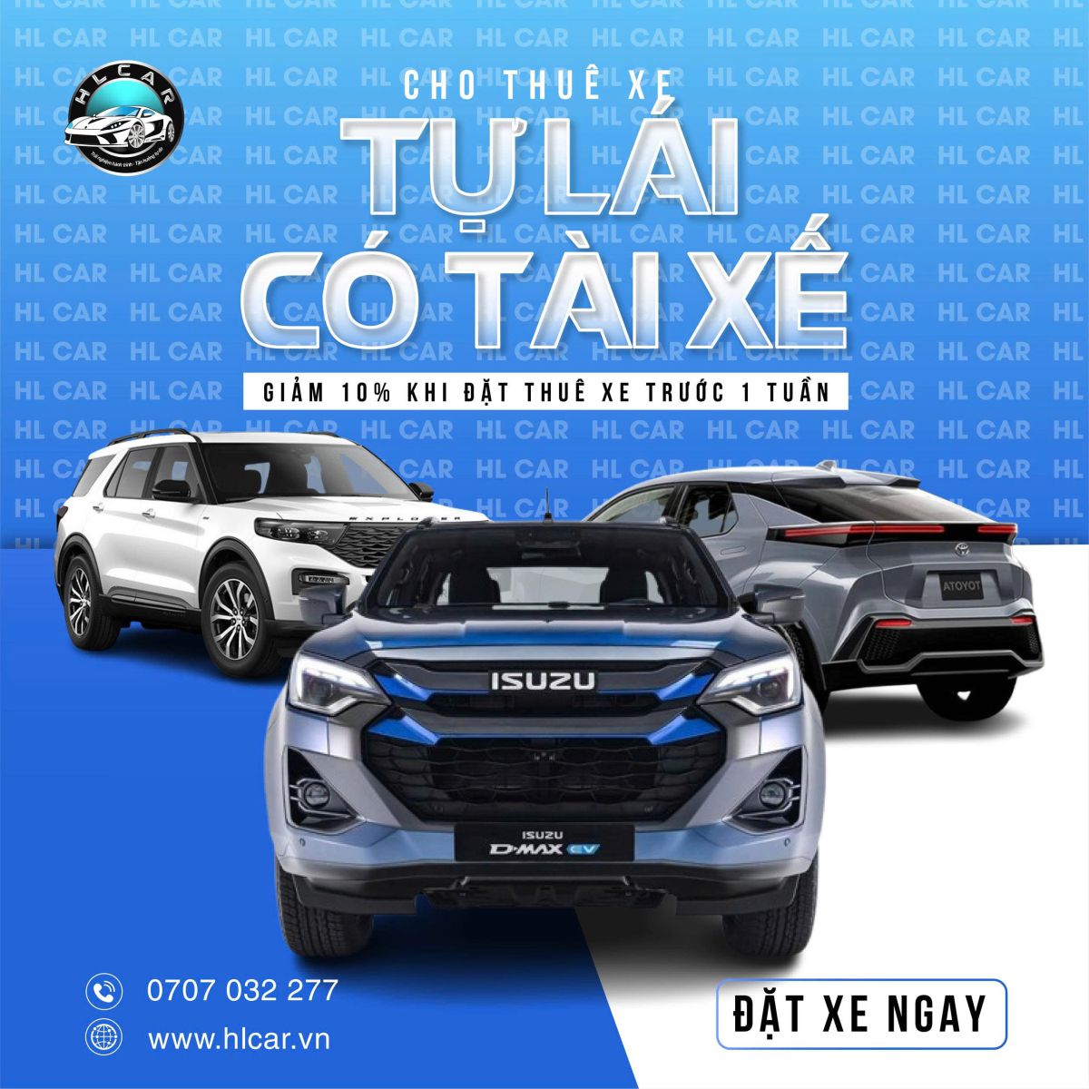 Giá thuê xe 5 chỗ tự lái
