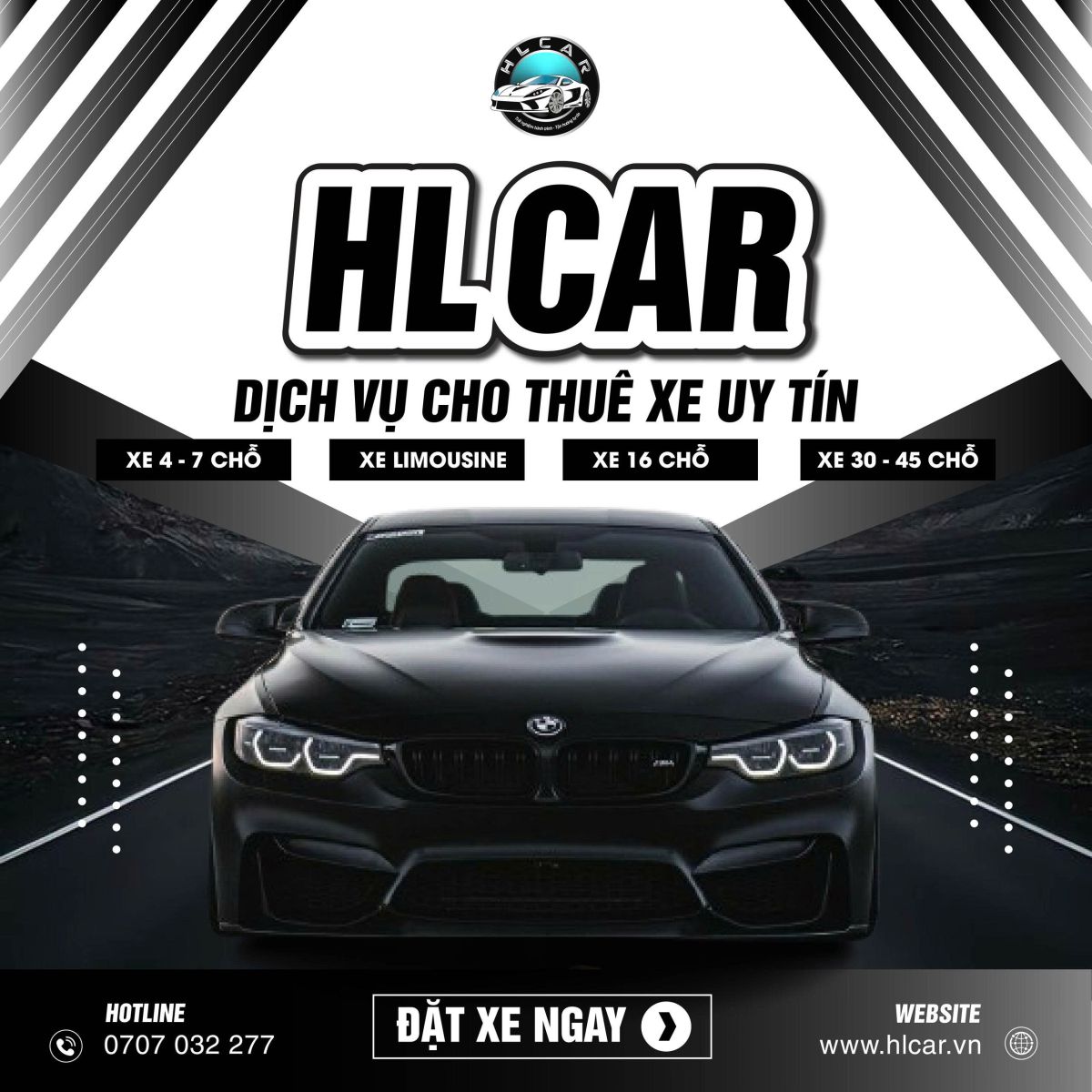 Thuê xe đón tiễn sân bay giá tốt tại HL CAR