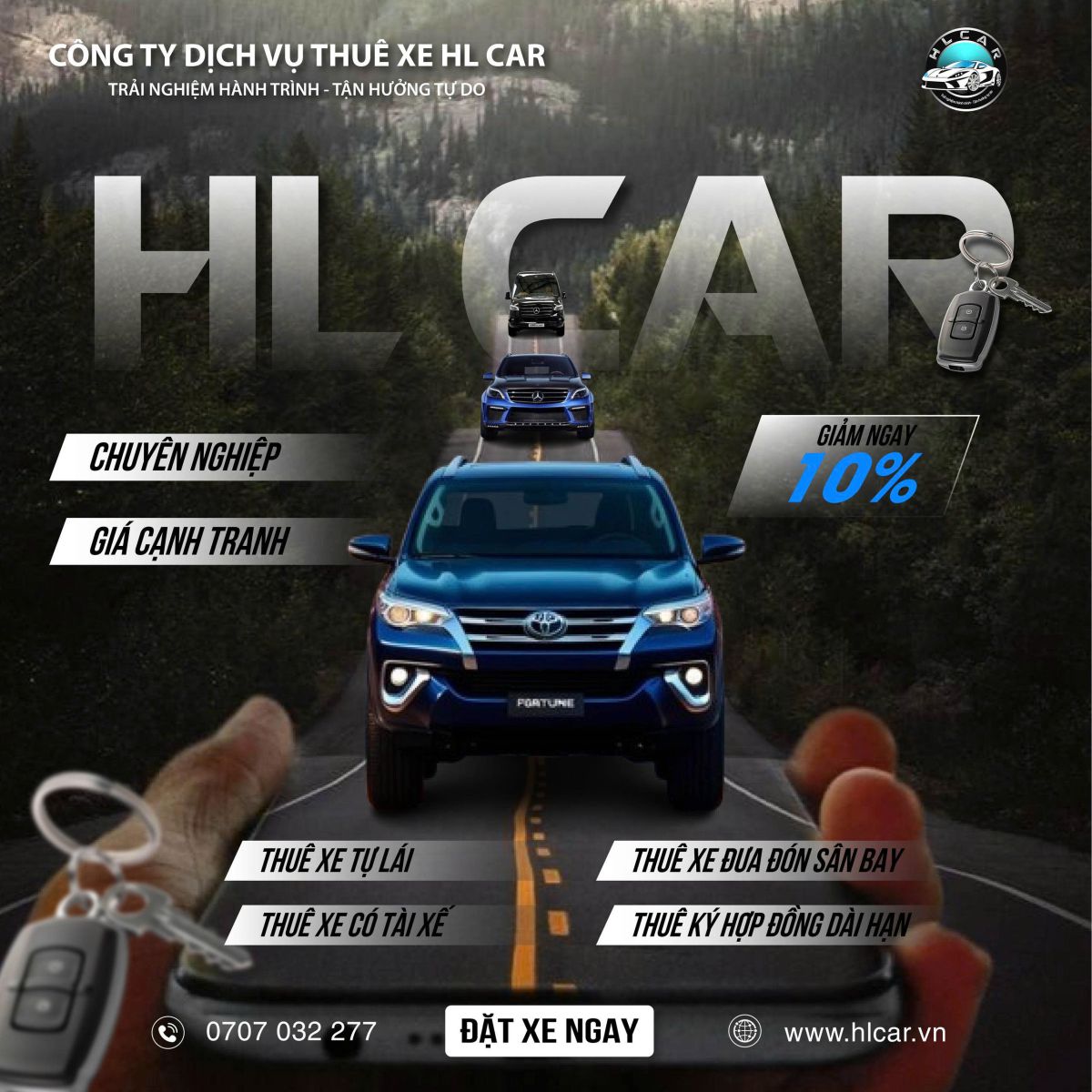 Thuê xe 4 chỗ tự lái Tết Nguyên Đán