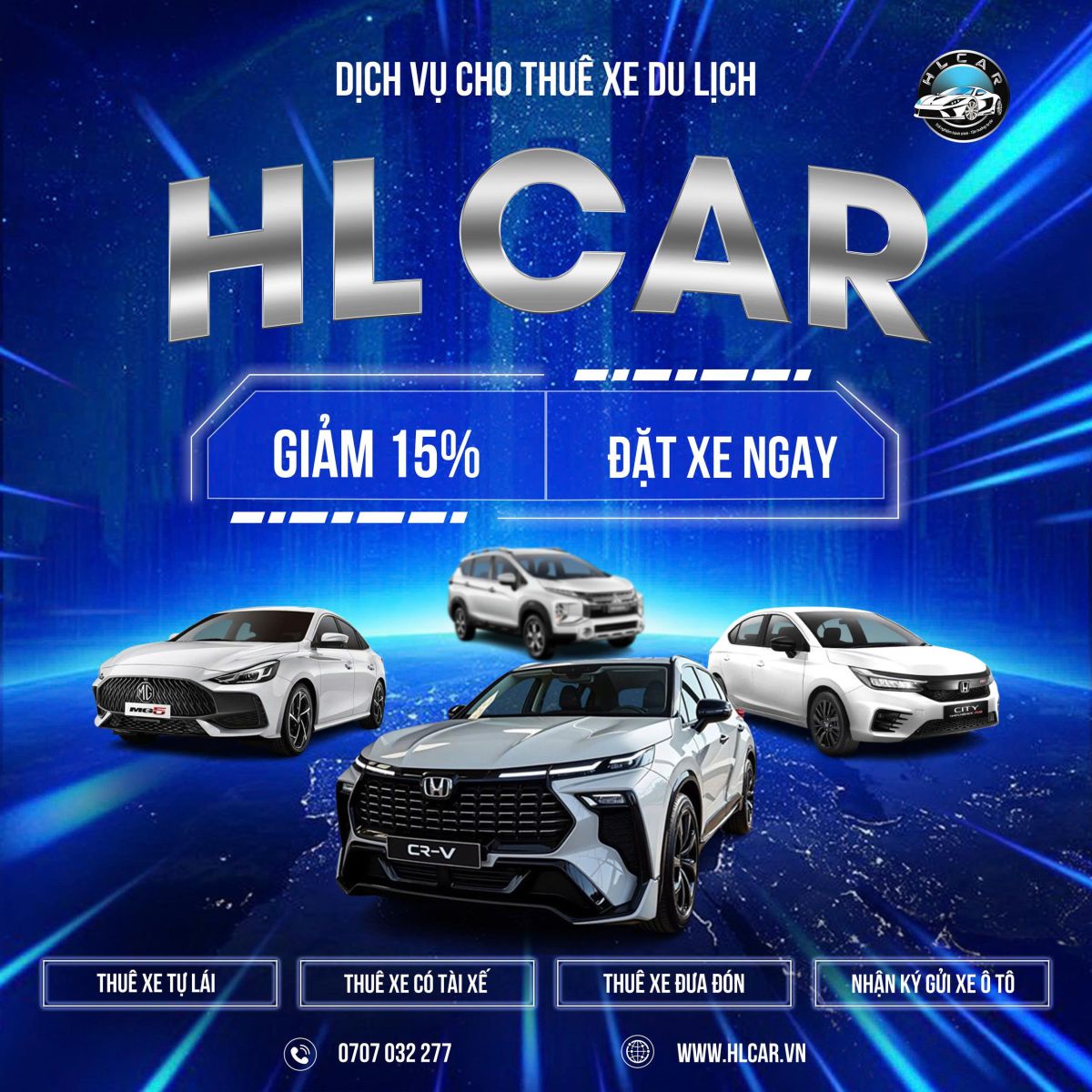 Thuê xe 16 chỗ theo km tại HL CAR