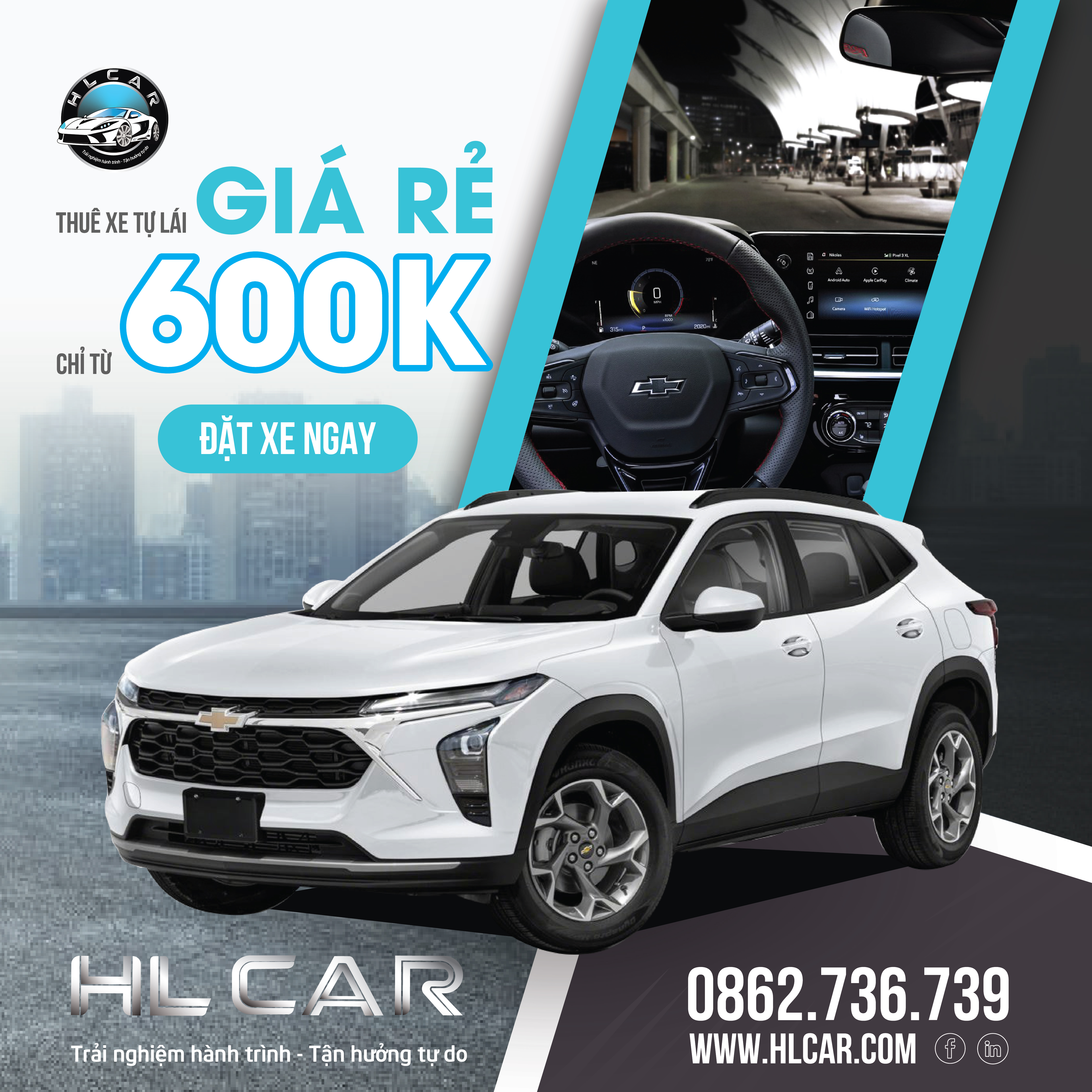 Thuê xe tự lái giá rẻ tại TPHCM